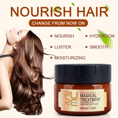 PURE MAGICAL TREATMENT 5 Second to Restore Soft Hair 110gm Pack of 2