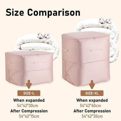 ULTRA SPACE SAVING SELF COMPRESSION ORGANIZER
