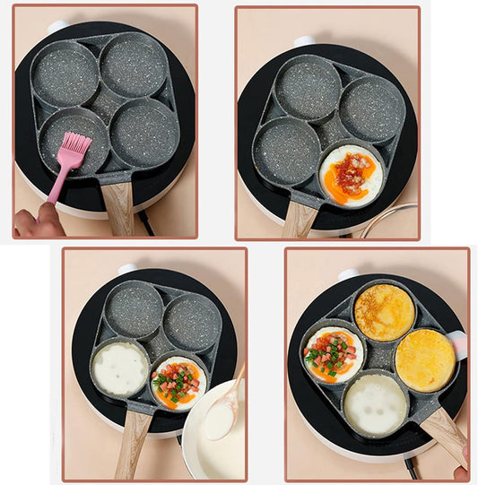 4 Hole Non-Stick Pan