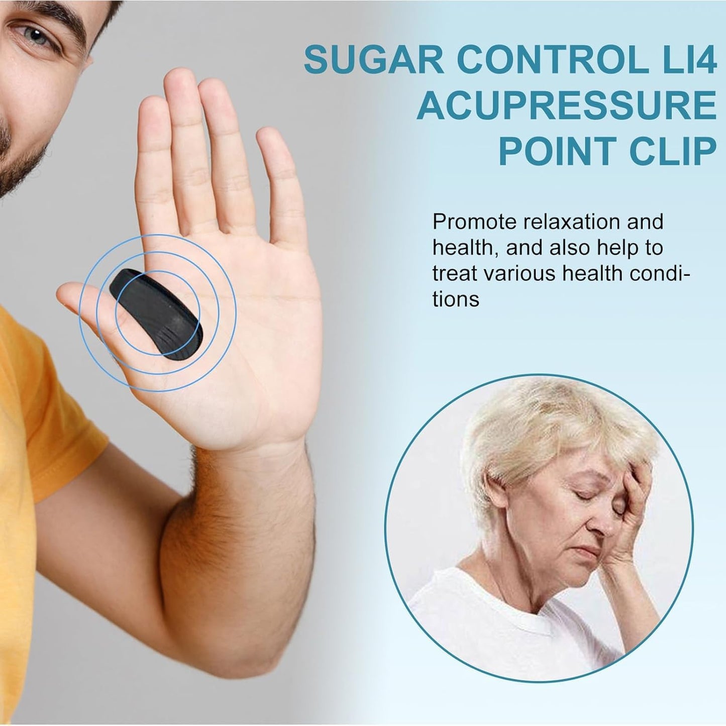 SUGAR CONTROL LI4 ACUPRESSURE POINT CLIP