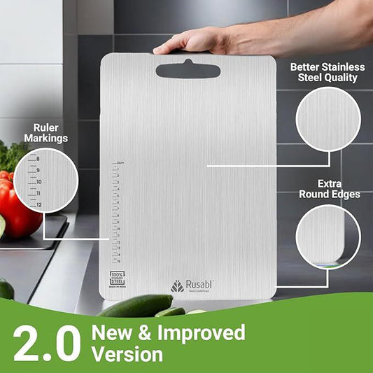 STAINLESS STEEL CHOPPING BOARD