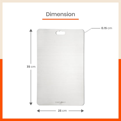 STAINLESS STEEL CHOPPING BOARD